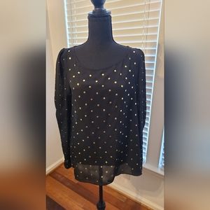 Black Vince Camuto blouse